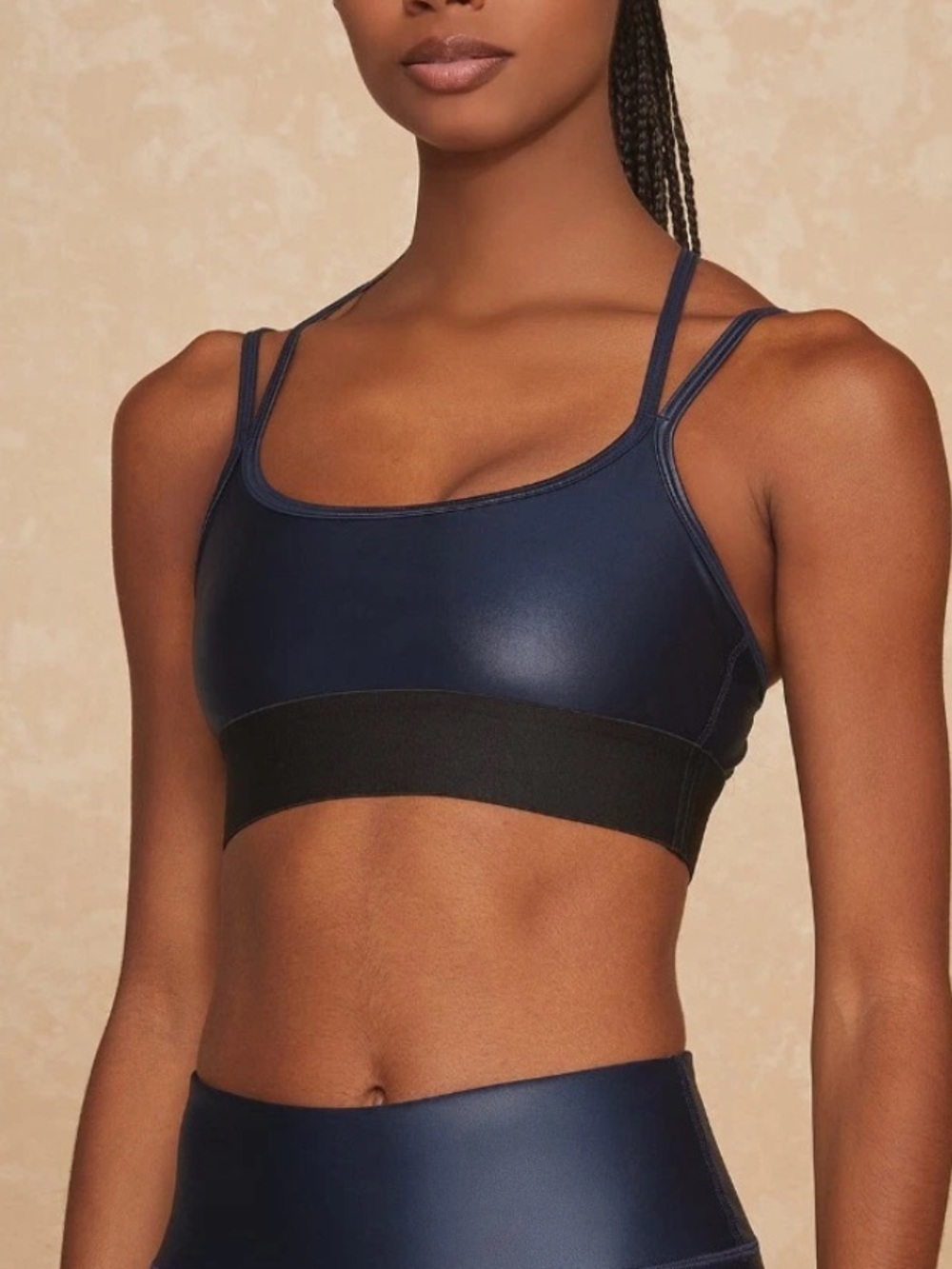 NWT Noli Liquid Jolie Bra- Navy, size M
